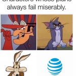 failed plan | AT&T | image tagged in failed plan | made w/ Imgflip meme maker