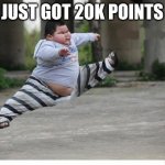 Lu Hao Let's go | JUST GOT 20K POINTS | image tagged in lu hao let's go | made w/ Imgflip meme maker