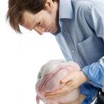 man holding blobfish