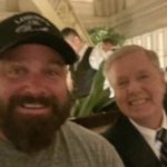 Lindsey Graham with Proud Boys Leader