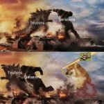 Teutons Saracens Mongols meme