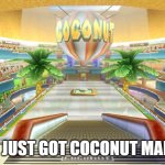 Coconut Mall | YOU JUST GOT COCONUT MALLED | image tagged in funny | made w/ Imgflip meme maker