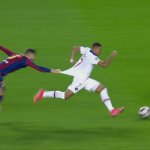 Piqué chasing Mbappé