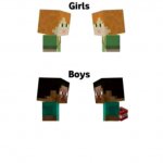 Girls VS Boys meme
