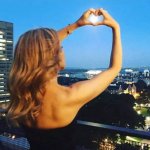 Kylie heart balcony