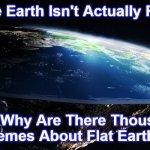 flat earth meme