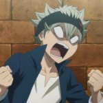 Black Clover Asta angry meme