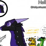 Holly announcement Wings Of Fire meme