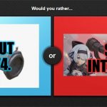 Would You Rather | SHOOT OUT OF AN AT4. SHOOT INTO AN AT4. | image tagged in would you rather,anime,girls frontline | made w/ Imgflip meme maker