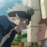 Black Clover Asta yelling