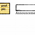 Universal announcement template