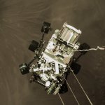 dangling perseverance rover