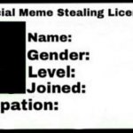 official meme stealing license