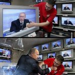 Putin TV meme