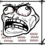 Enraged Trollface meme