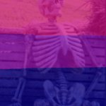 closeted bisexual waiting skeleton meme