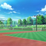 Anime Tennis Court