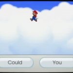 Mario Bros STFU GIF Template