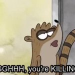 Regular Show Lazy Rigby GIF Template