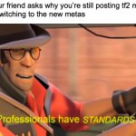 professionals have STANDARDS