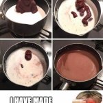 I HAVE MADE THE CHOCCY MILK | I HAVE MADE THE CHOCCY MILK | image tagged in monkey choccolate,choccy milk,cooking | made w/ Imgflip meme maker