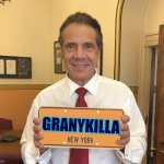 Cuomo plate | GRANYKILLA | image tagged in cuomo plate | made w/ Imgflip meme maker