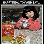 Racist happy meal meme