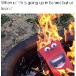 Happy meal going up in flames meme