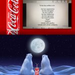 Coca-Cola discrimination meme