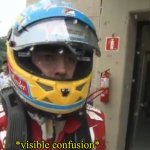 Confused Alonso