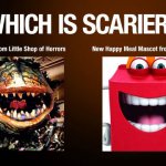 Which is scarier happy meal