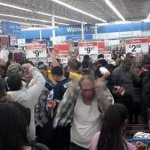 Walmart crowd