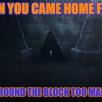 Ahsoka | WHEN YOU CAME HOME FROM; RIDING AROUND THE BLOCK TOO MANY TIMES: | image tagged in ahsoka | made w/ Imgflip meme maker