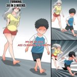 its just a number | TURNING 30 IN 3 WEEKS; MY 29 YR OLD ASS CLINGING TO YOUTH | image tagged in old | made w/ Imgflip meme maker