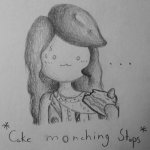 Cake monching stops meme