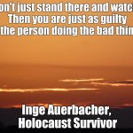 Holocaust survivor meme