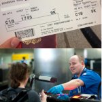 Funny name boarding pass