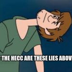 Like what are these lies above me scoob meme