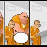 Prison meme template