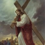 Jesus carrying the cross meme