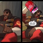 Aye fair enough cherry Coke Zero meme