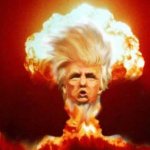 Trump nuclear mushroom cloud meme