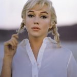 X doubt Marilyn Monroe pigtails