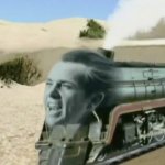 Peter Gabriel steam train