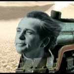 Peter Gabriel steam train