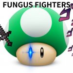 ooooo yeah! its the.. FUNGUS FIGHTERSS!!!!! | FUNGUS FIGHTERS | image tagged in mushroom | made w/ Imgflip meme maker