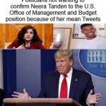 Neera Tanden Confirmation meme