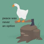 Untitled Goose Game Peace was never an option