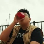 Swaizy getting a drink GIF Template