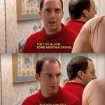 Nervous crying Buster Bluth